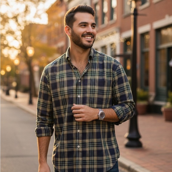 Turnbury Other - Turnbury Signature‎ Twill 100% Cotton Men’s Button Down Collar Size XL